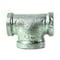 Thrifco Plumbing 1/2 Inch x 1/2 Inch x 3/4 Inch Galvanized Steel Reducer Tee 5217076 - alternate 1